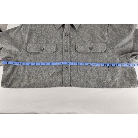 EDDIE BAUER MEN'S GRAY LONG SLEEVE COTTON SHIRT - SIZE MEDIUM - ITEM# 1624871 - Picture 6 of 9
